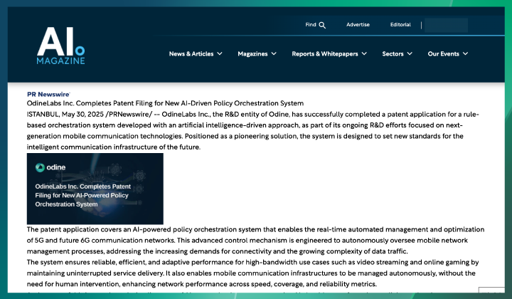 OdineLabs Inc., Yapay Zekâ Destekli Politika Orkestrasyon Sistemi İçin Patent Başvurusunu Tamamladı