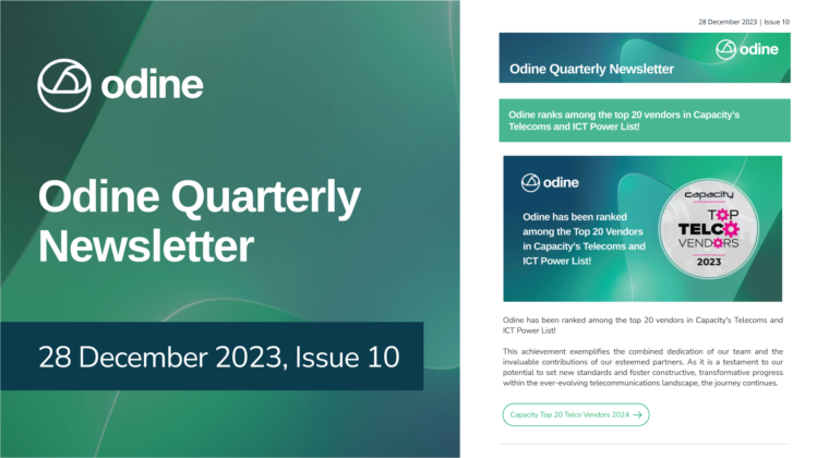 Odine Quarterly Newsletter 2023 – Issue 10