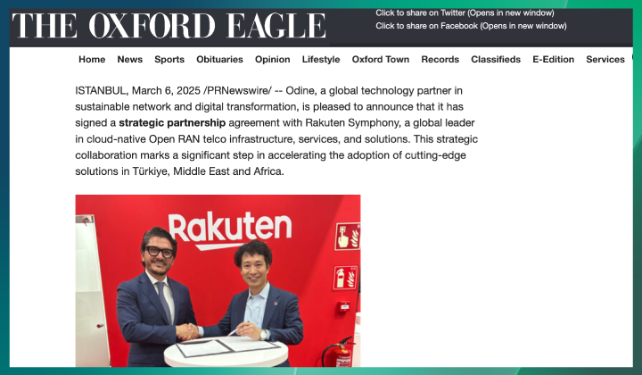 Odine ve Rakuten Symphony Dijital Dönüşümde İnovasyonu Hızlandırmak için Stratejik İş Ortaklığını Duyurdu